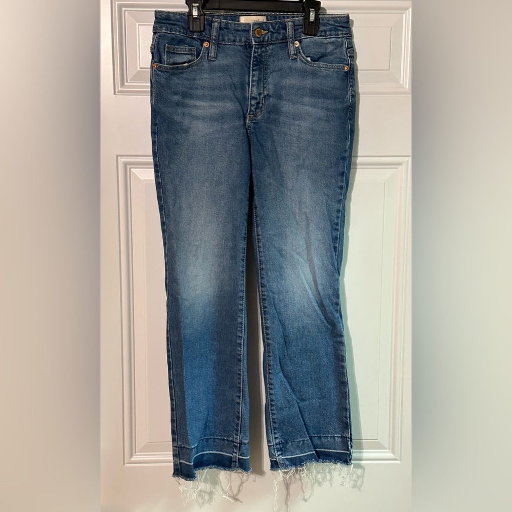 Universal Thread Jeans Womens 0/25R Medium Wash Denim Ankle Bootcut